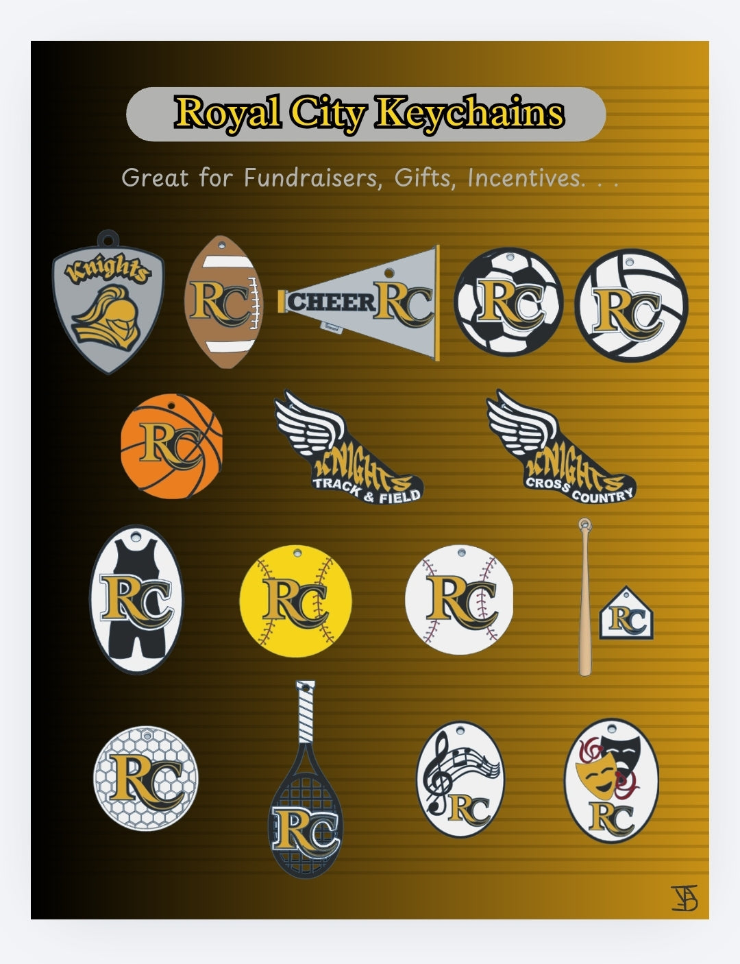 Royal Sports Key Chain