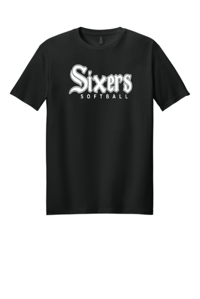 Sixers Softball Gilden Softstyle Tee