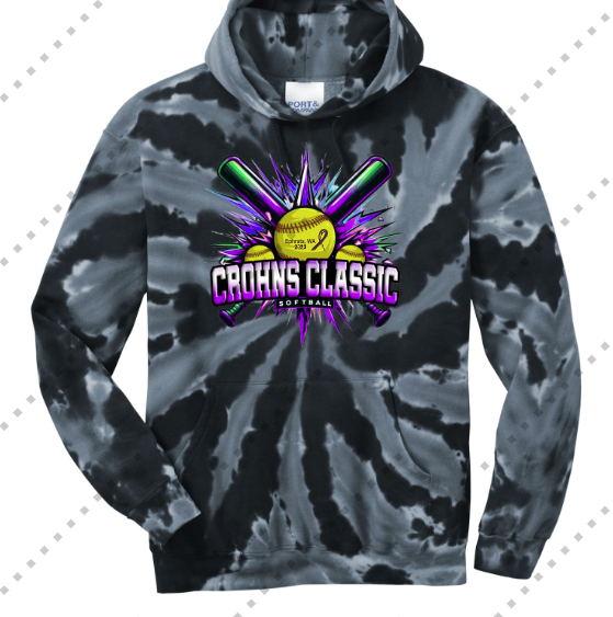 Crohns Classic 2025 Tie-Dye Hoodie
