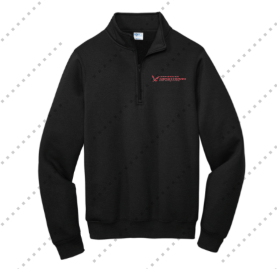 EWU Embroidered 1/4 Zip Sweatshirt