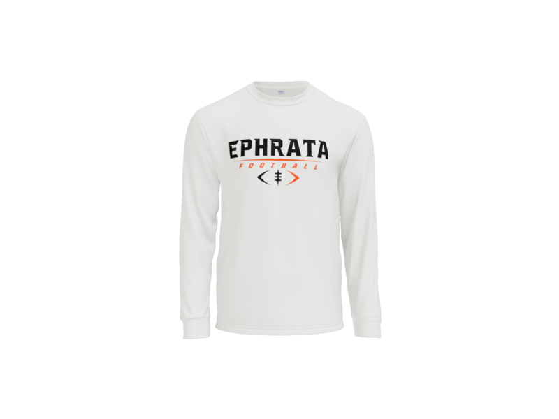 Tiger Football Tri Blend Long Sleeve
