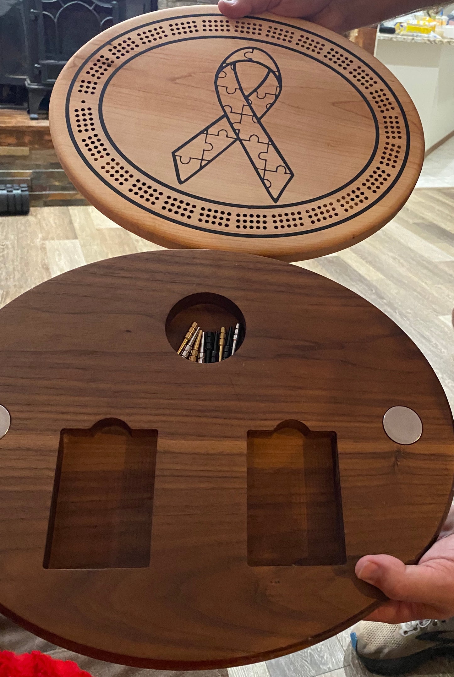 Autism Cribbage Board