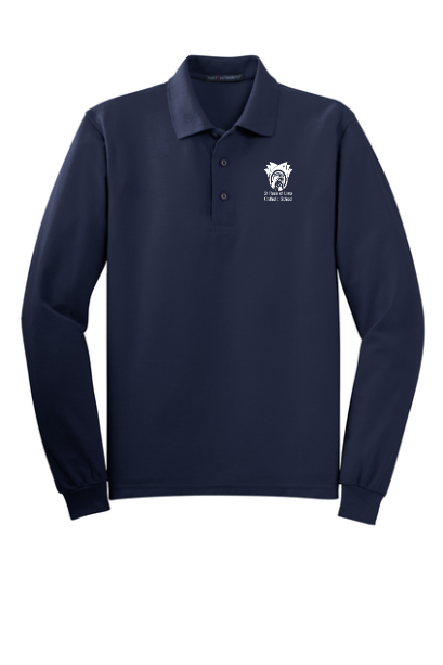 St Rose Adult Long Sleeve Polo
