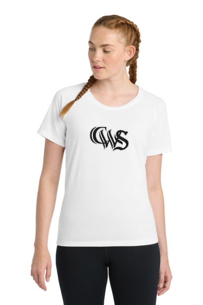 Sixers Ladies Sport Tek Scoop Neck Tee