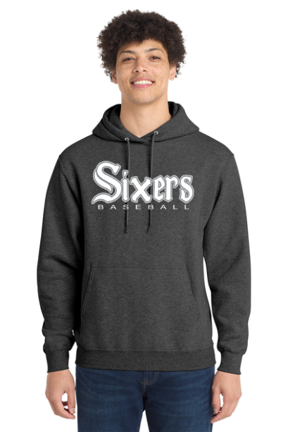 Sixers TALL Men's Basic Fleece Hoodie Printed