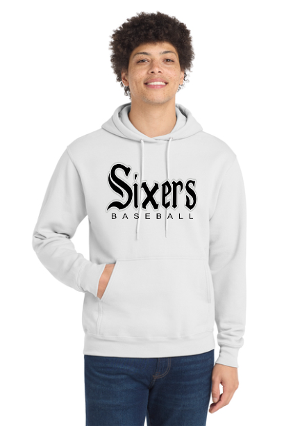 Sixers TALL Men's Basic Fleece Hoodie Printed