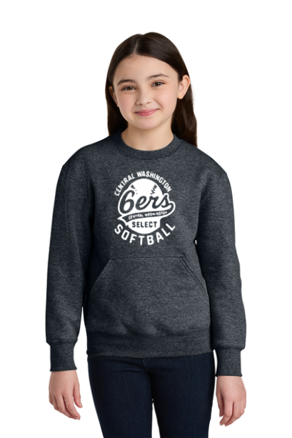 Sixers Softball/Baseball Youth Crew with Pocket