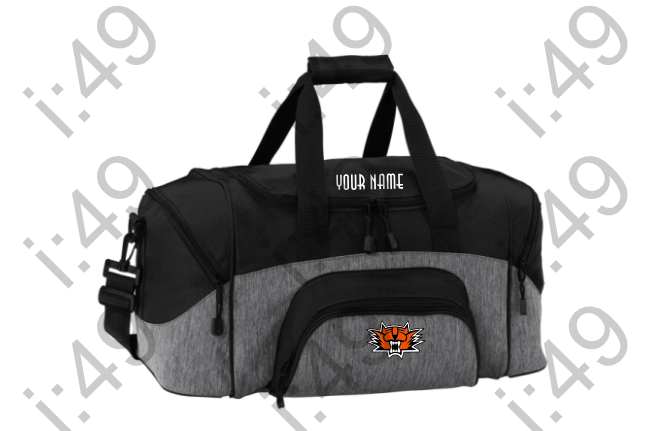 Youth Wrestling Embroidered Duffel Bag