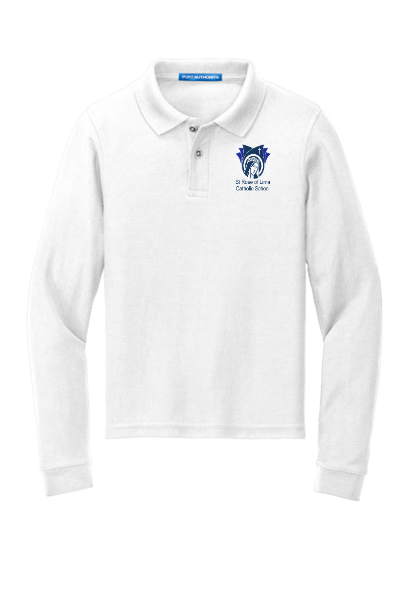 St Rose Youth Long Sleeve Polo