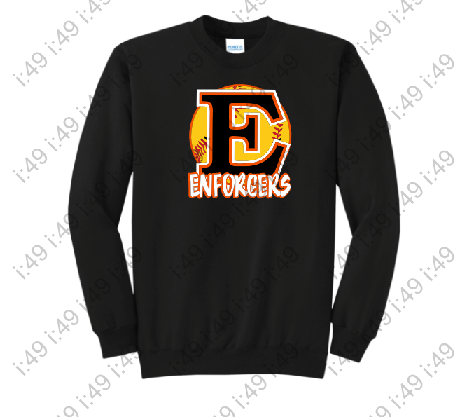 Enforcers Adult Crew Sweatshirt