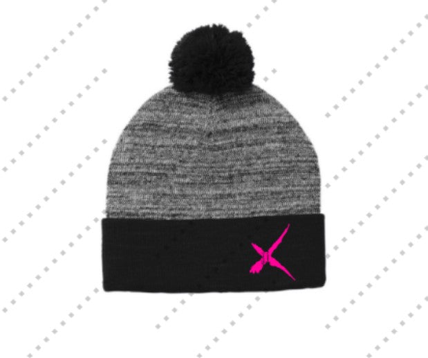 Explosion Pom Pom Embroidered Hat