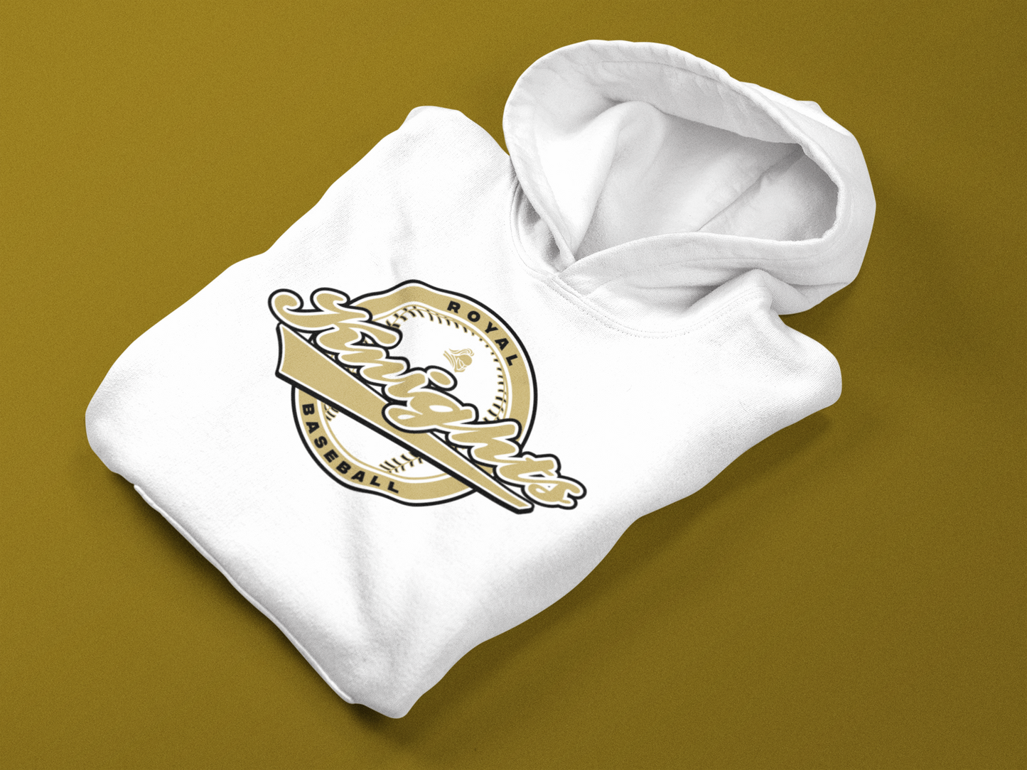 Royal Baseball Hoodie - Circle Design