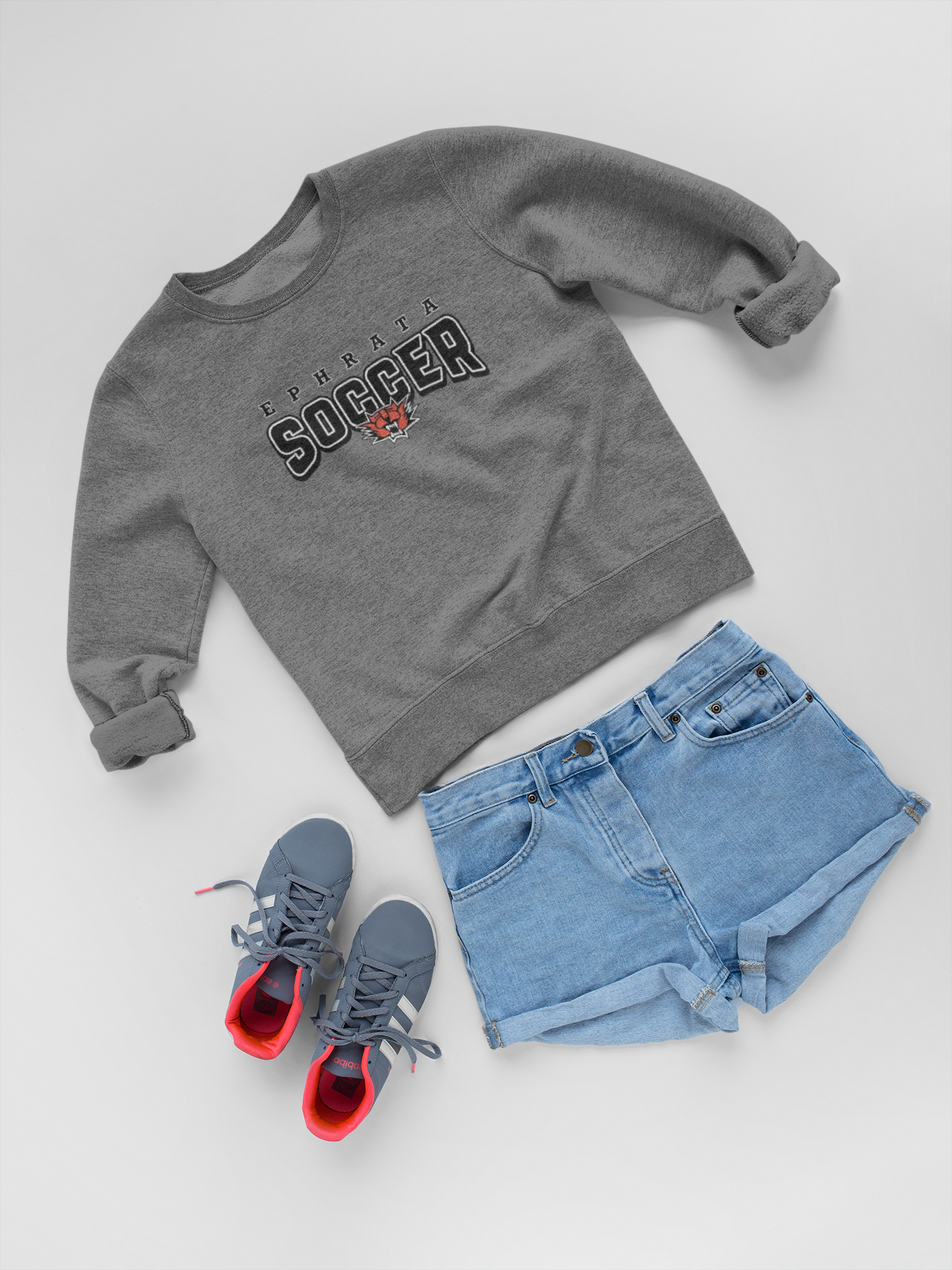 Ladies Soccer Basic Crew Sweatshirt
