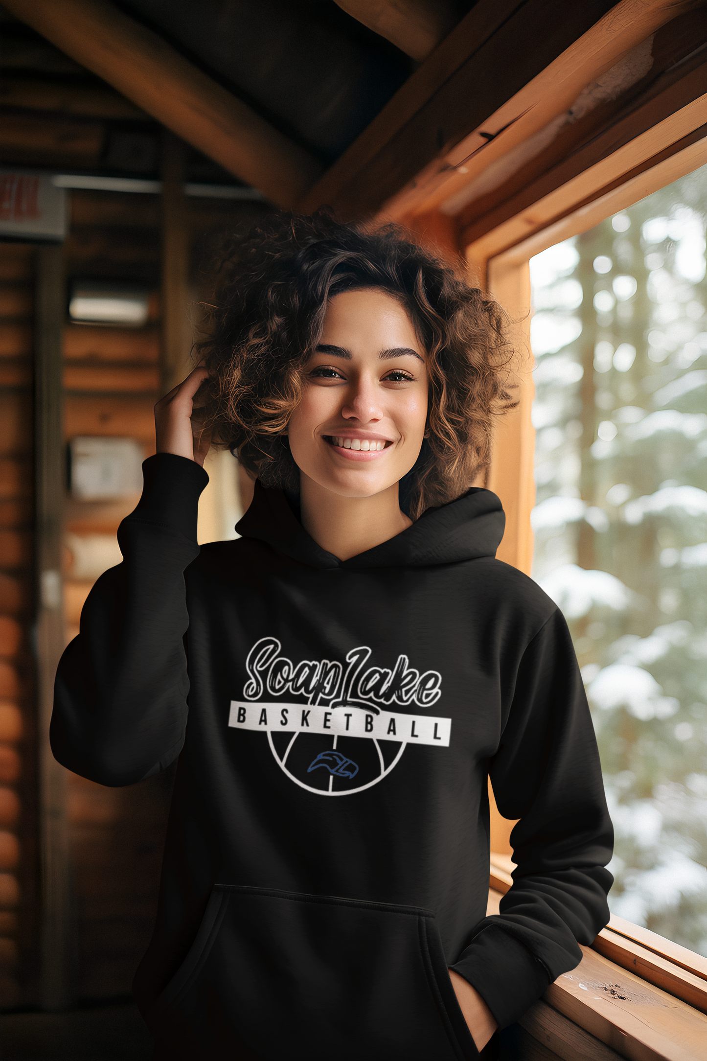 Soap Lake Basketball Hoodie