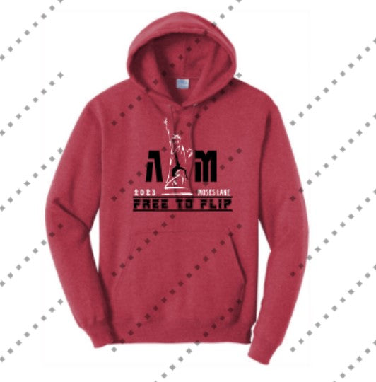 Aim Free To Flip Adult Hoodie