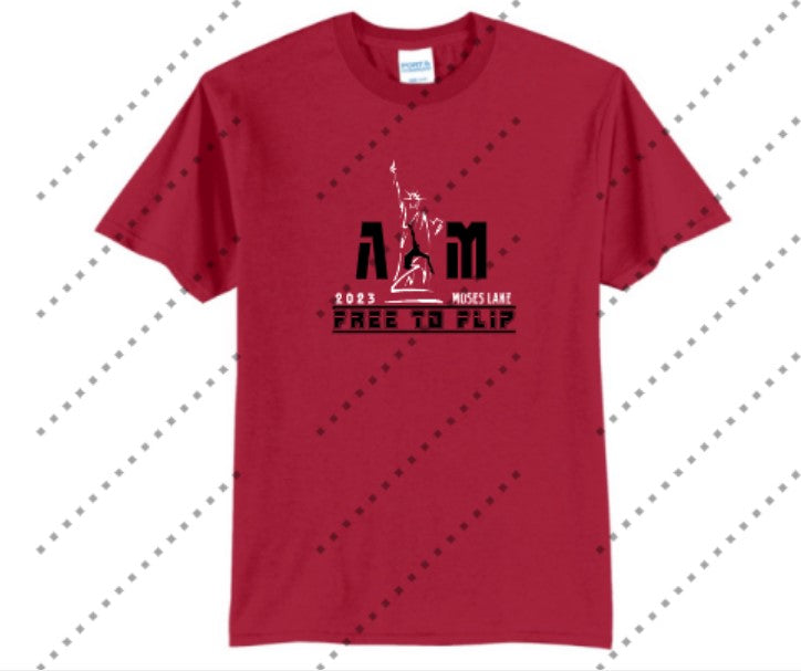 Aim's Free To Flip Youth Tee
