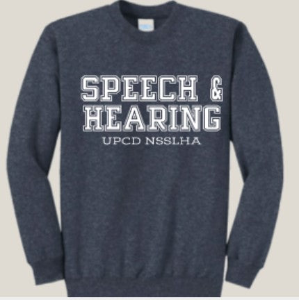 UPCD NSSLHA Heathered Navy Crew