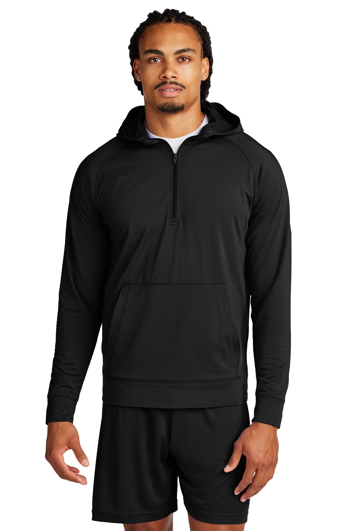 Sixers Sport Tek 1/2 Zip Hoodie - Mens