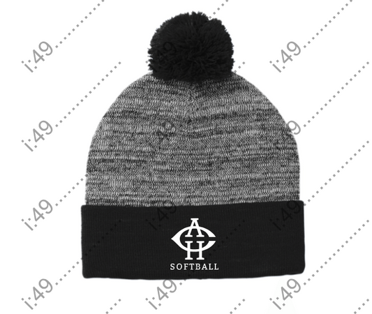 Warrior Softball Pom Beanie