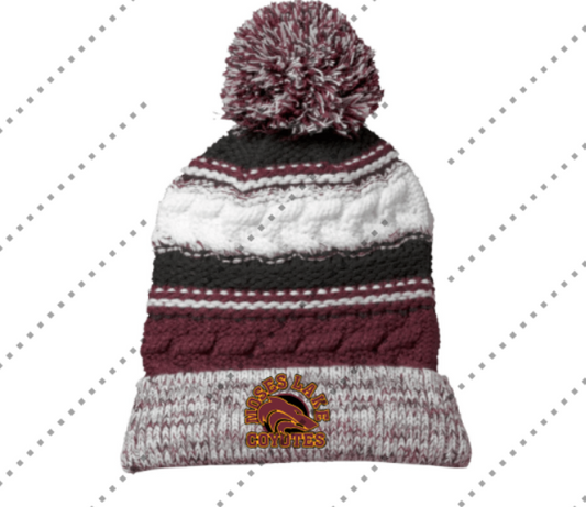 ML Coyotes Multi Color Pom Beanie