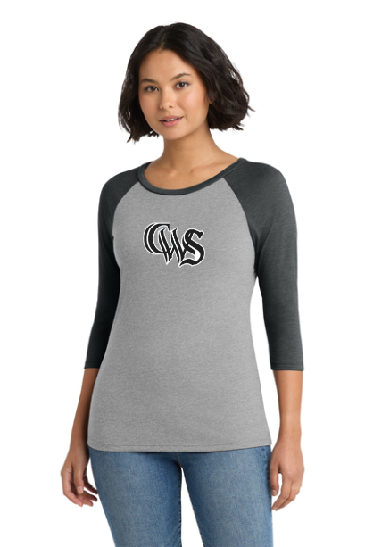 Sixers Women's Raglan 3/4 Sleeve