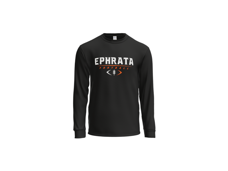 Tiger Football Tri Blend Long Sleeve