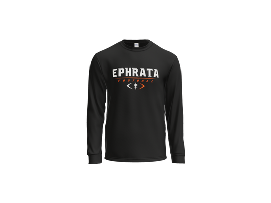 Tiger Football Tri Blend Long Sleeve