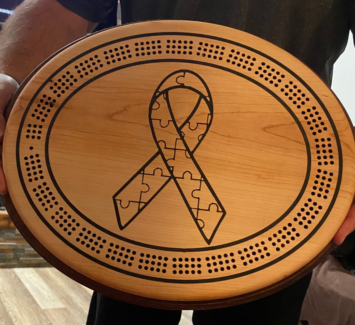 Autism Cribbage Board