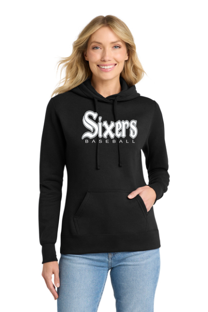 Sixers Women's Basic Fleece Hoodie Printed