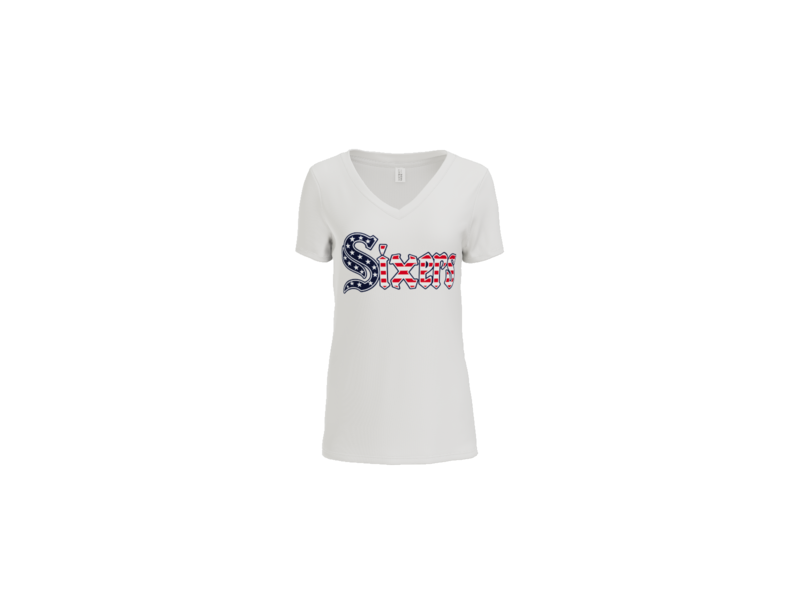 American Sixers Ladies TriBlend Vneck