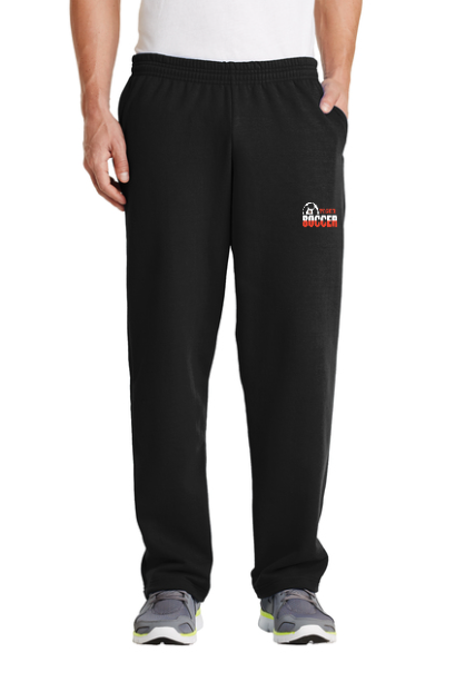 Ladies Soccer Unisex Open Bottom Sweatpants