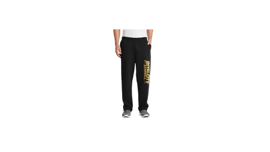 Royal Baseball Sweats Open Bottom