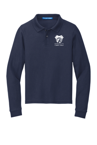 St Rose Youth Long Sleeve Polo