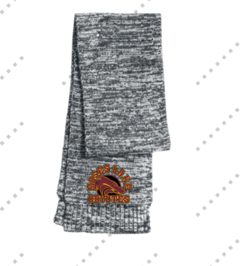 ML Coyotes Embroidered Scarf