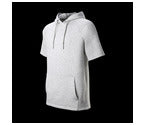 Sixers Men's Evo Shield Fleece SS Hoodie Embroidered