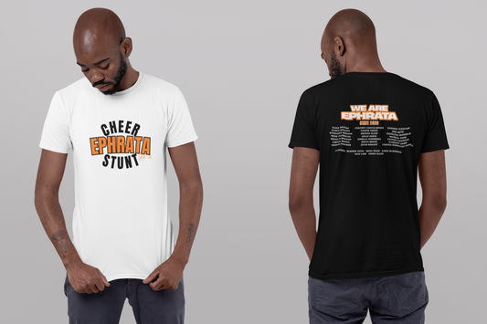 E State Cheer  Tee Front and Back