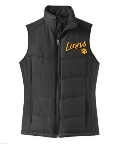 Lion's Embroidered Ladies Vest