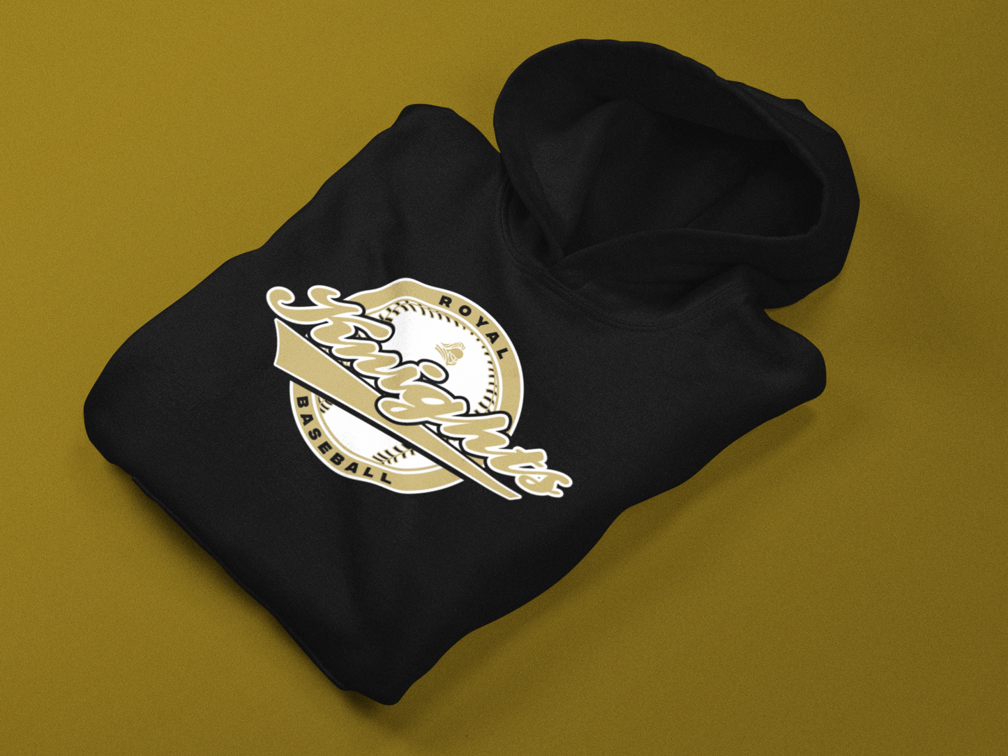 Royal Baseball Hoodie - Circle Design