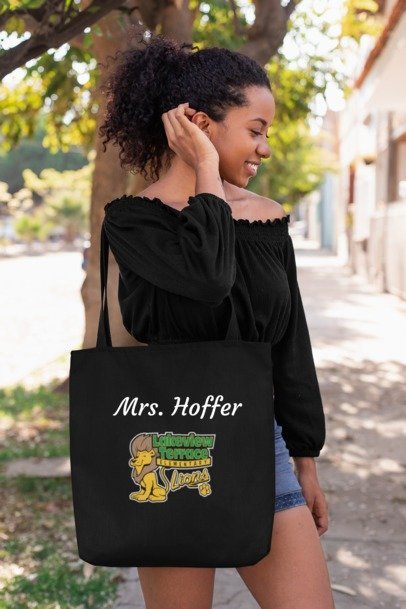Lion's Personalized tote