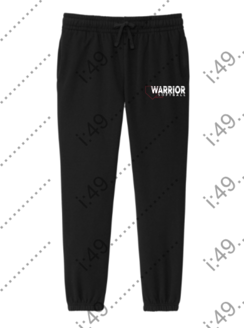 Warrior Softball Embroidered Sweatpants