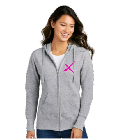 Explosion Women's Full Zip Embroidered X