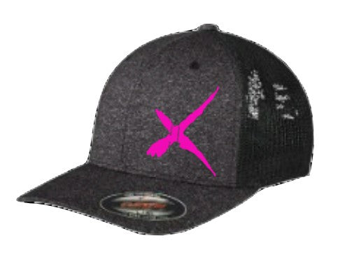 Explosion  Flex fit hat with embroidered X